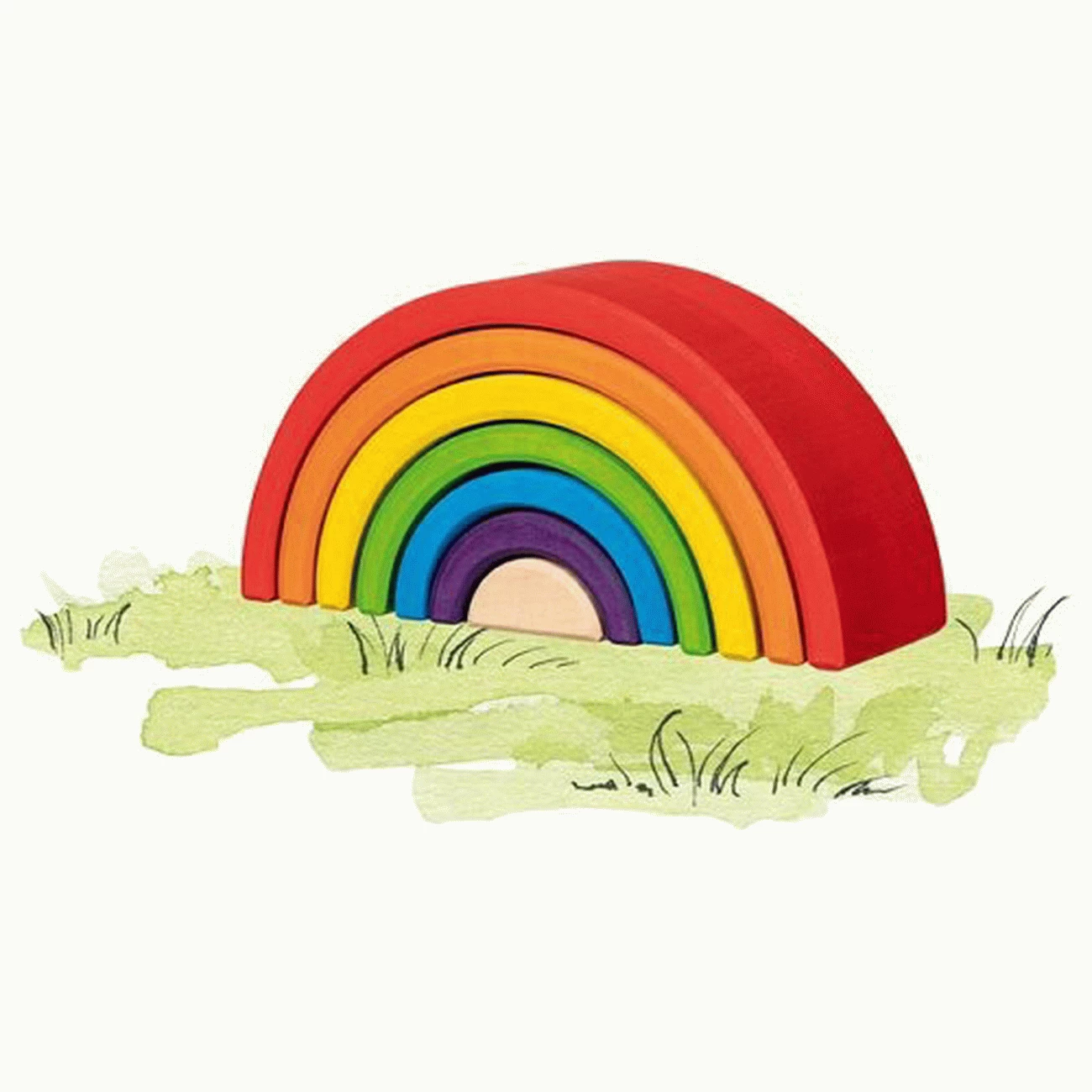 Bausteine Kleiner Regenbogen (goki 58479) – Bild 2