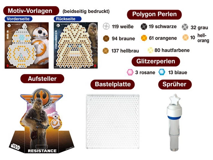 Aquabeads Star Wars BB-8 & Chewbacca Figurenset (30149) – Bild 3