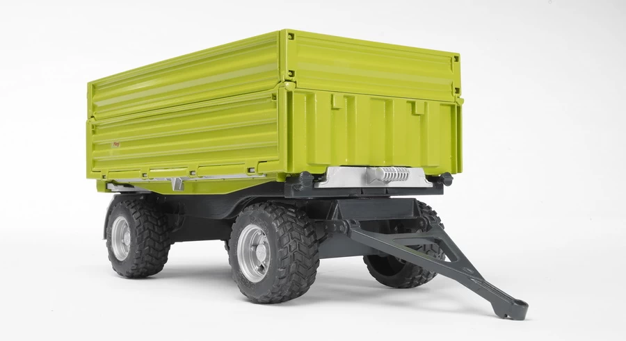 BRUDER 02203 - Fliegl Dreiseitenkippanhänger Mit Aufsteckbordwand – Bild 3
