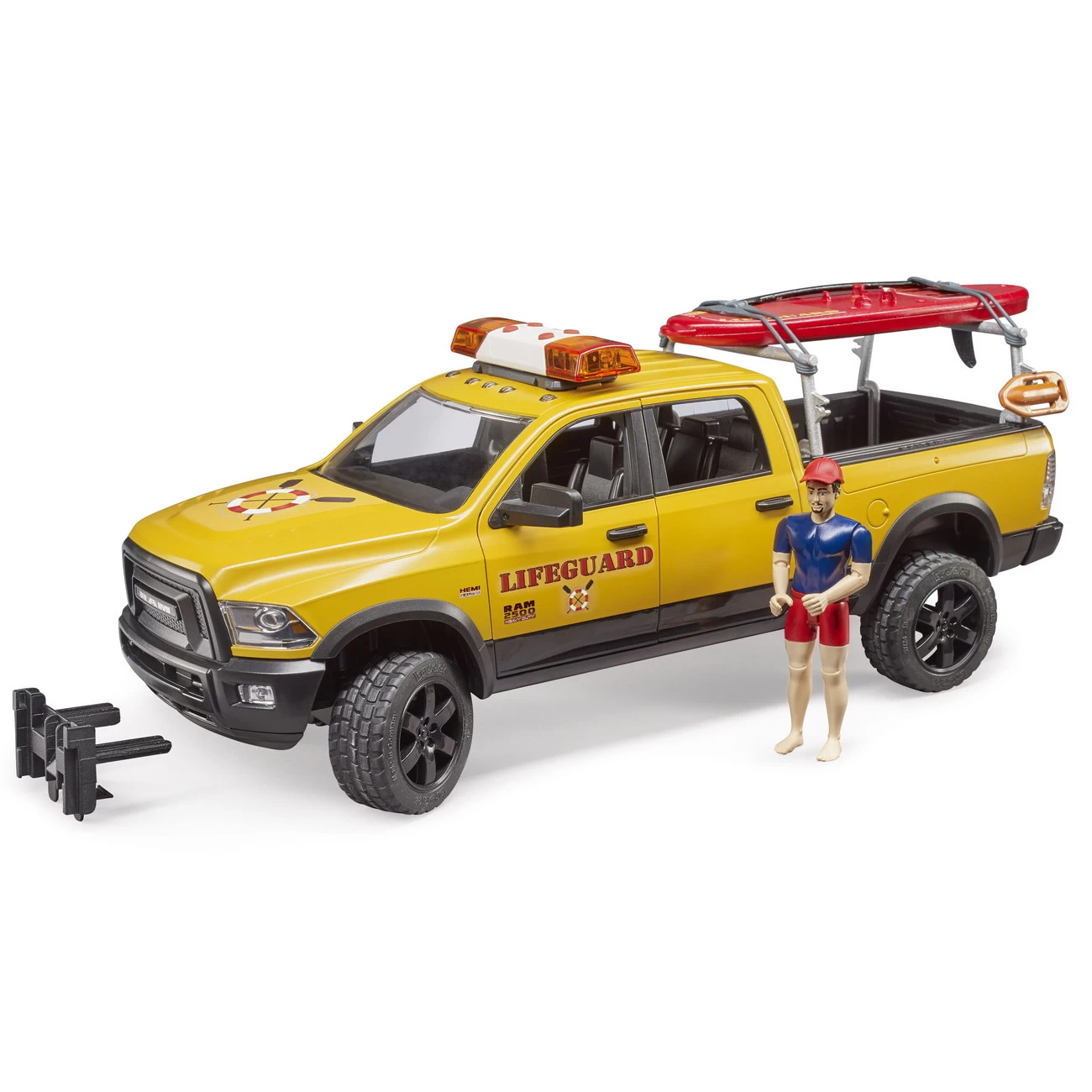BRUDER 02506 - RAM 2500 Life Guard Mit Figur