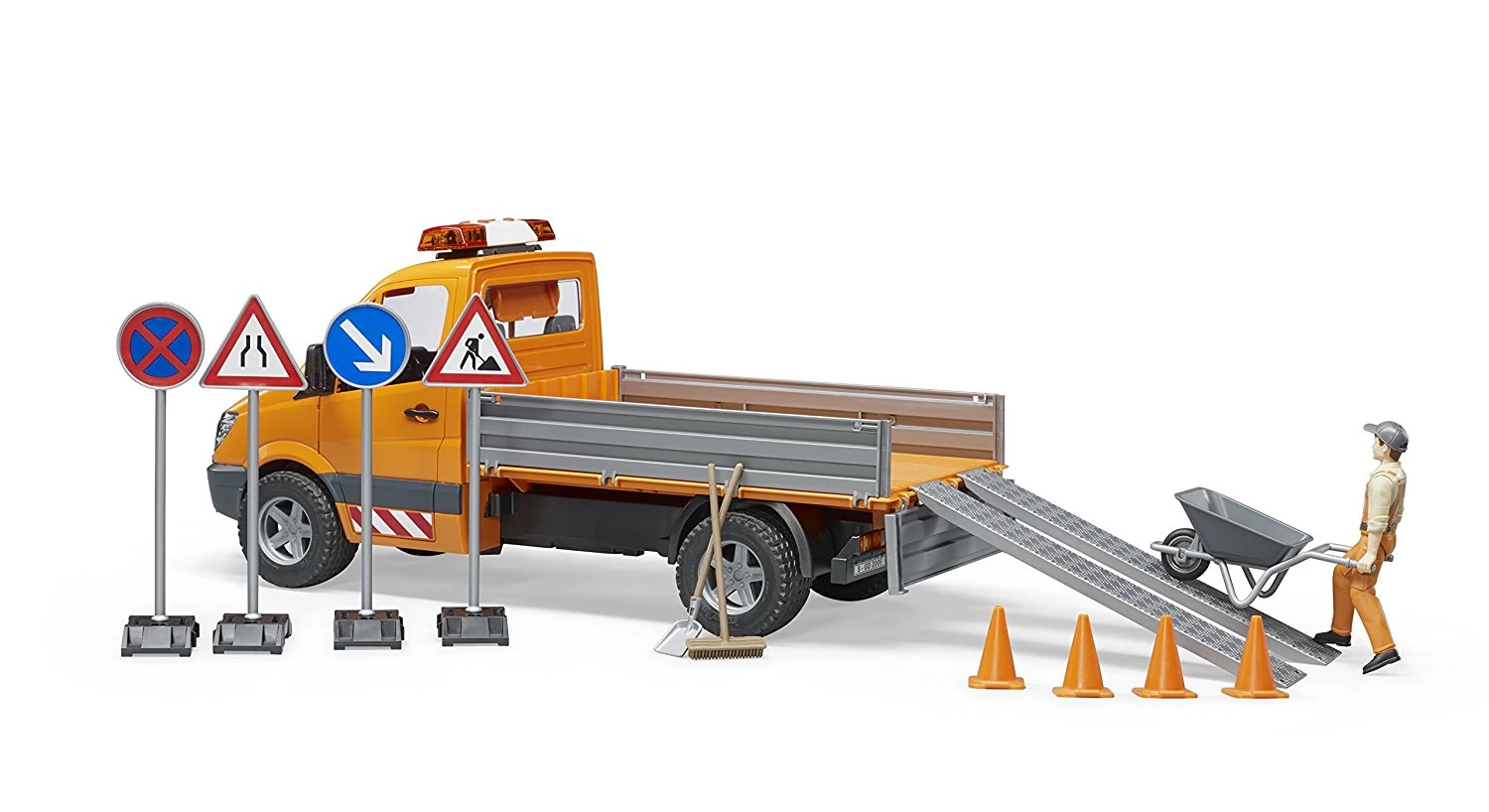 BRUDER 02537 - MB Sprinter Kommunal Mit Fahrer Und Zubehör – Bild 3