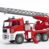 BRUDER 02771 - MAN Feuerwehr Mit Drehleiter