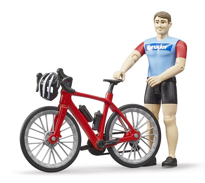 Bruder Bworld 63110 - Rennrad Mit Radfahrer – Bild 2