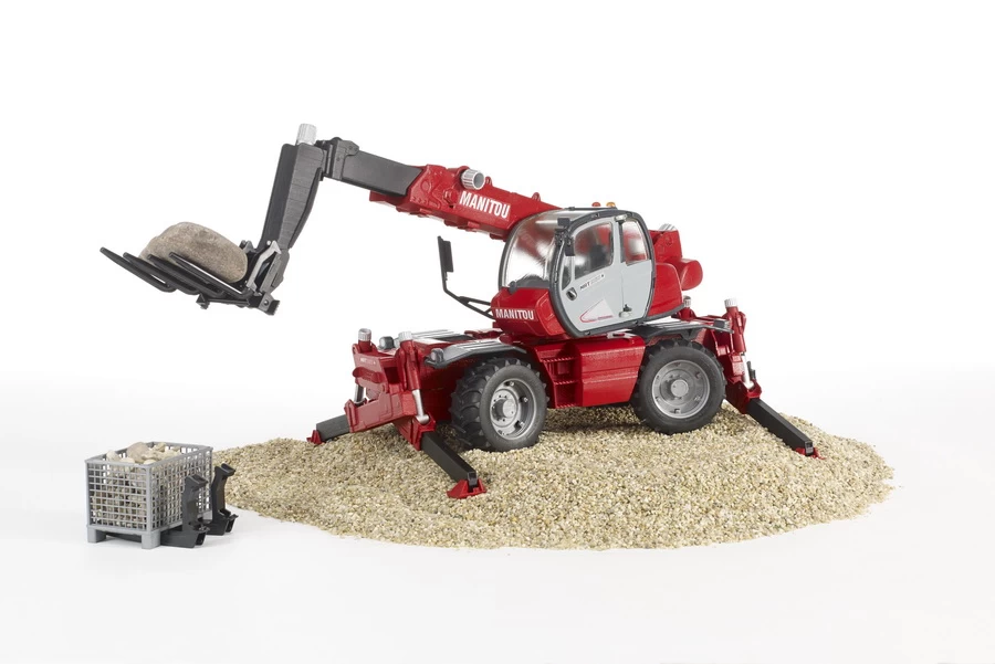 BRUDER 02129 - Manitou Teleskoplader MRT 2150 – Bild 6