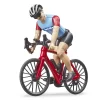 Bruder Bworld 63110 - Rennrad Mit Radfahrer
