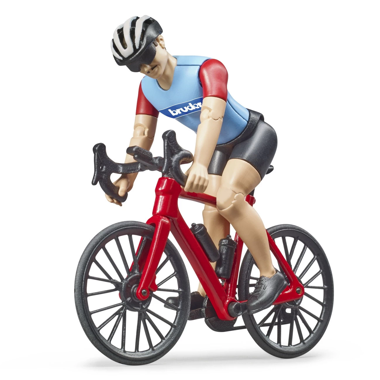 Bruder Bworld 63110 - Rennrad Mit Radfahrer