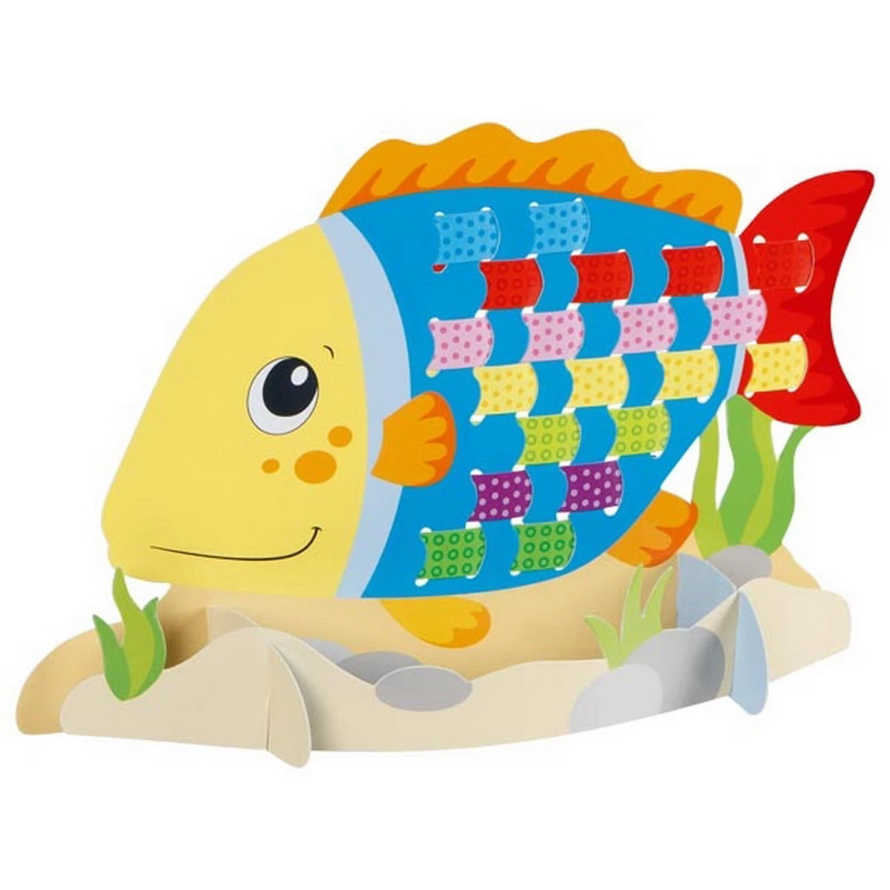 Bastelset Flecht- Und Webbilder Tiere (goki 58467) – Bild 2