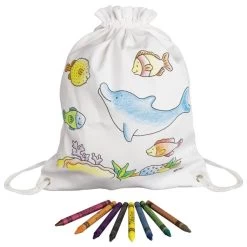 Turnbeutel Zum Anmalen Meerestiere (goki 58742)
