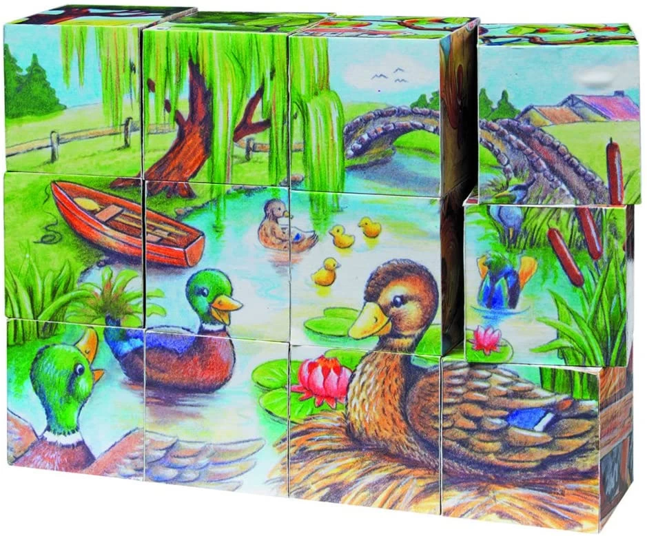 Würfelpuzzle Auf Dem Lande 12 Würfel (goki 57562)