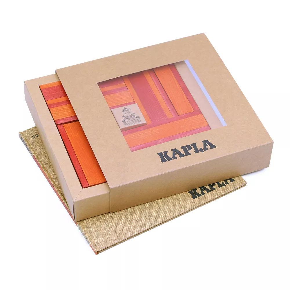 Kapla Farben Set Rot Orange Und Buch 22 – Bild 3