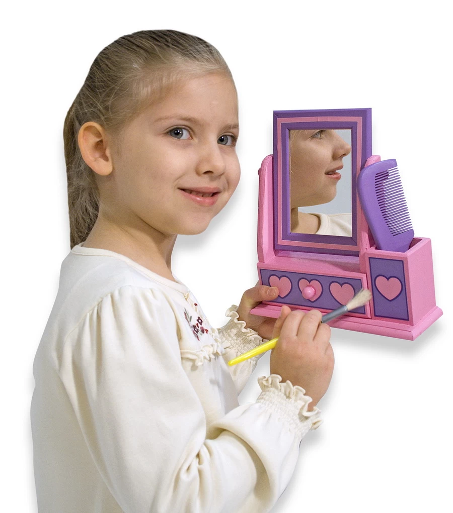 Melissa & Doug Schminktischchen Aus Holz