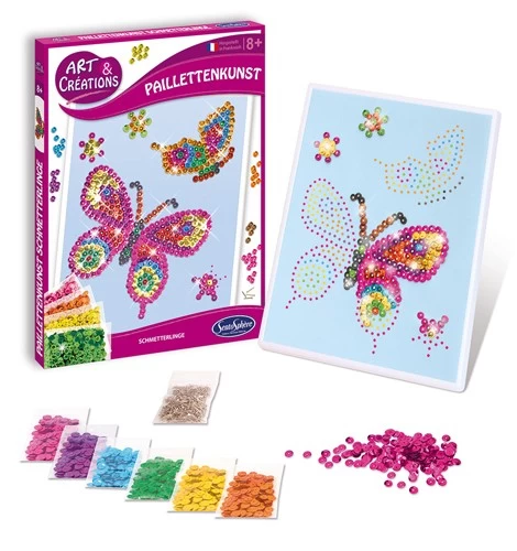 Paillettenkunst Schmetterlinge (Sentosphere)