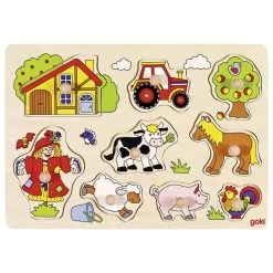 Steckpuzzle Bauernhof VI (goki 57995)