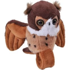 Wild Republic Virginia Uhu - High Flyers - Plüschtier Armband Mit Echter Vogelstimme